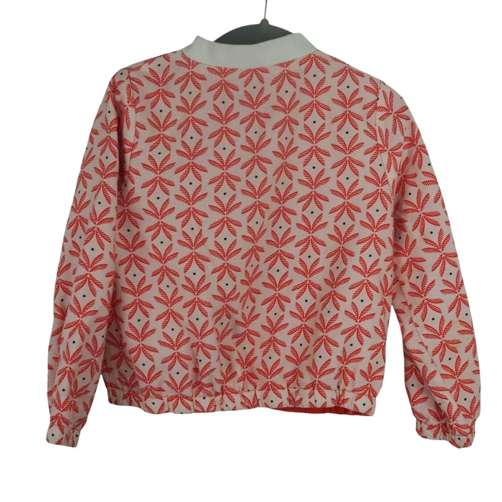 Okaïdi‎ Reversible Jacket 3Y 98cm Red & Patterned Cotton